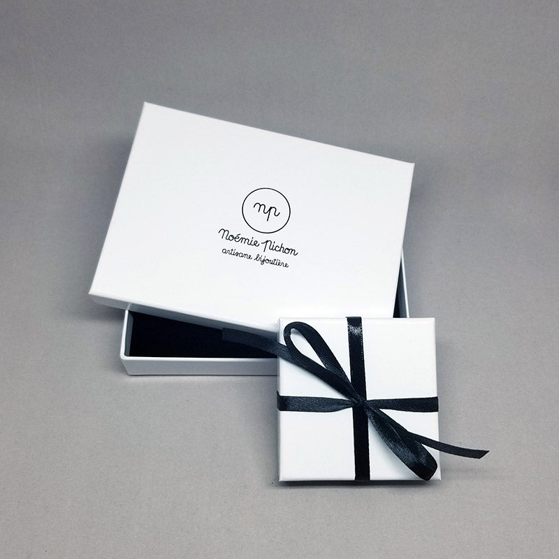 collier Piggy Grigri argent