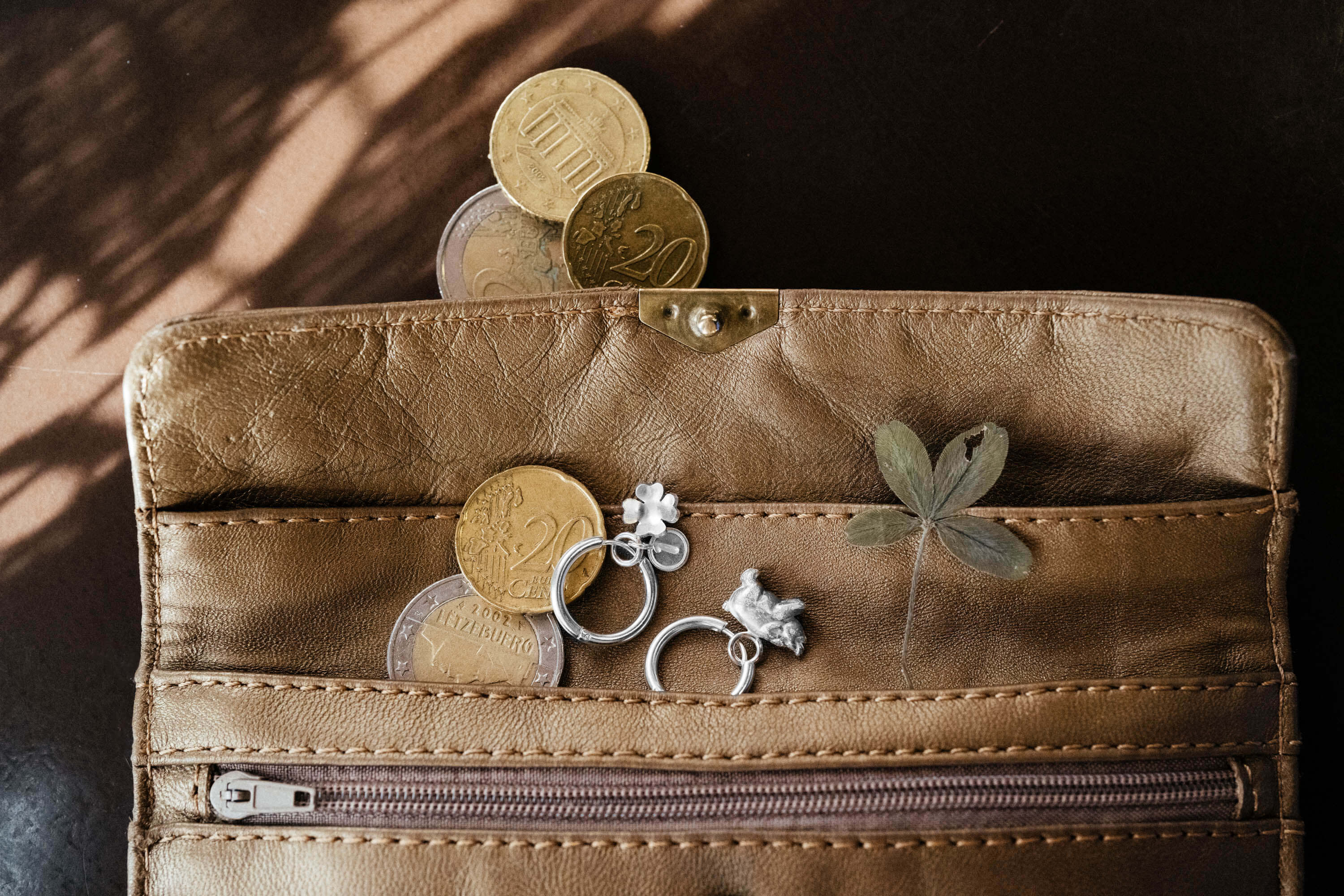 créoles Piggy Grigri dorées