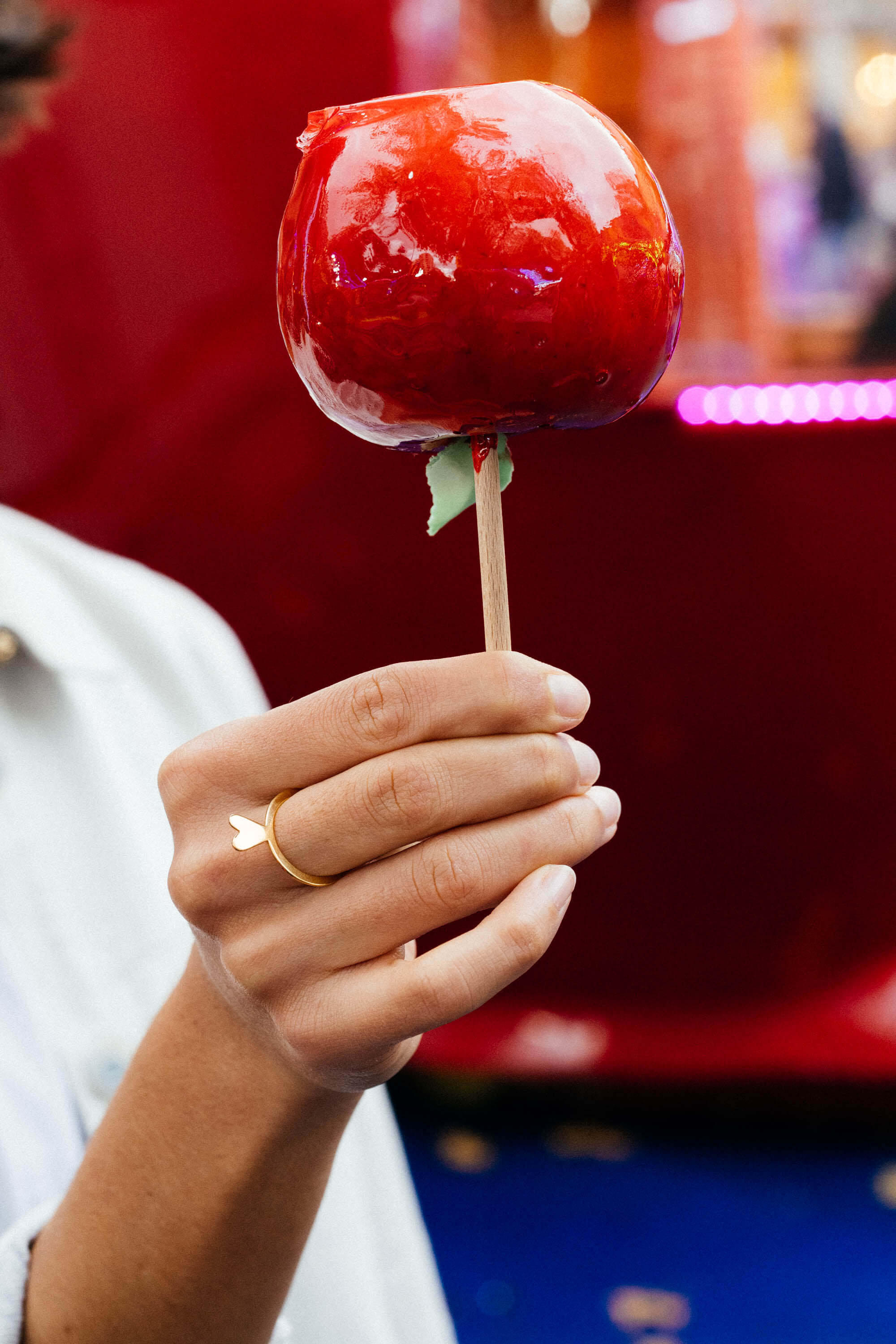 bague Valentine dorée