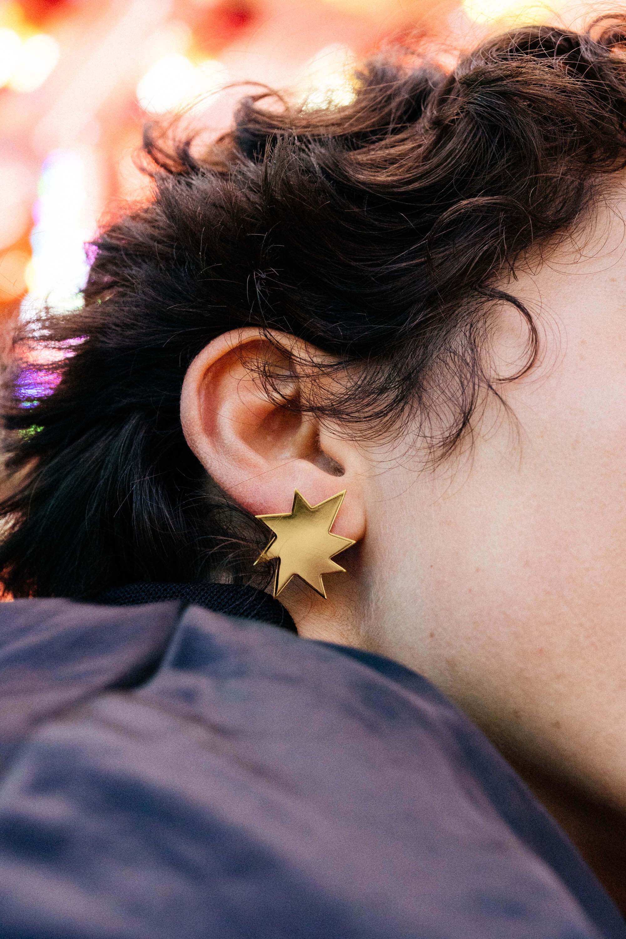 boucles d'oreilles BOUM! argentées