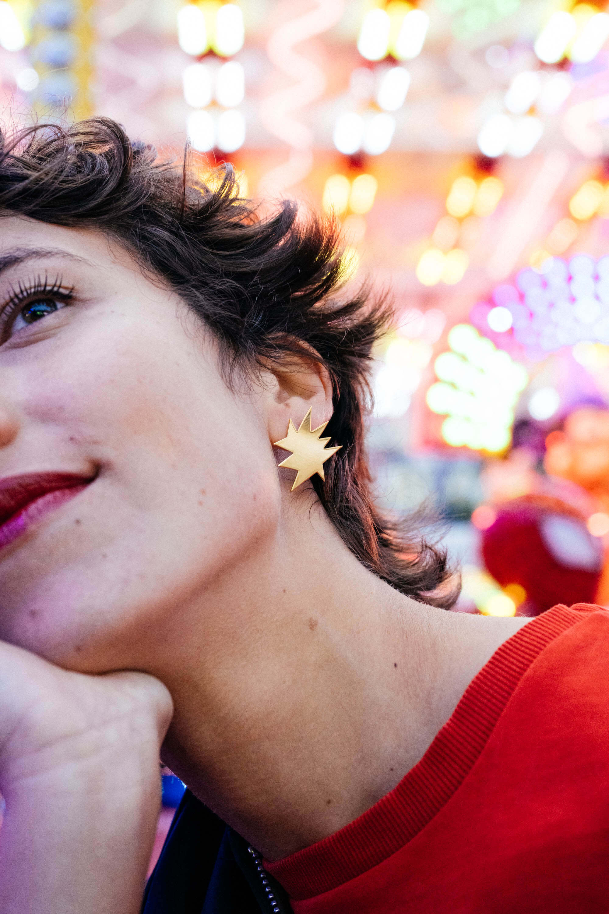 boucles d'oreilles BOUM! argentées