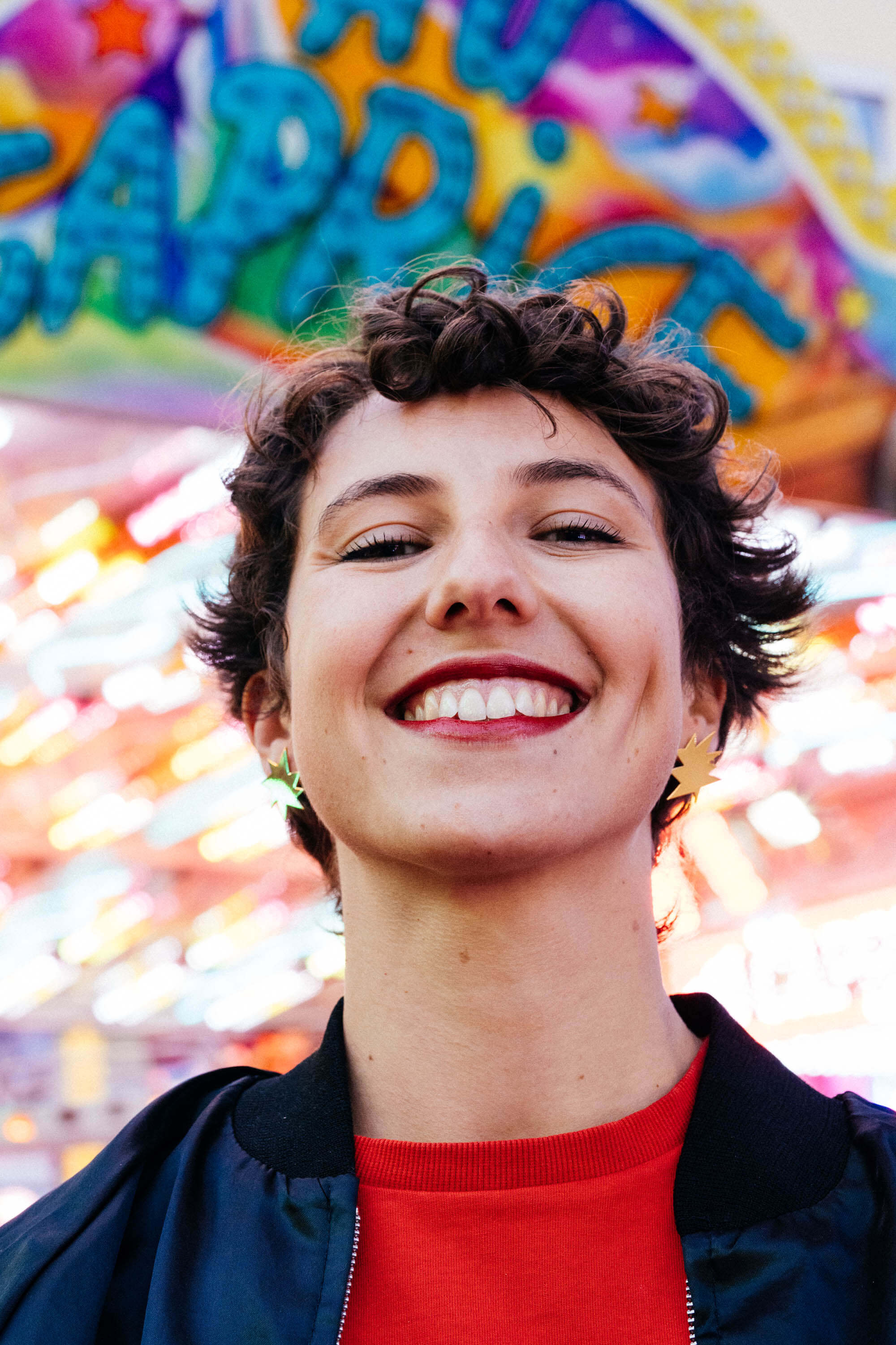 boucles d'oreilles BOUM! argentées