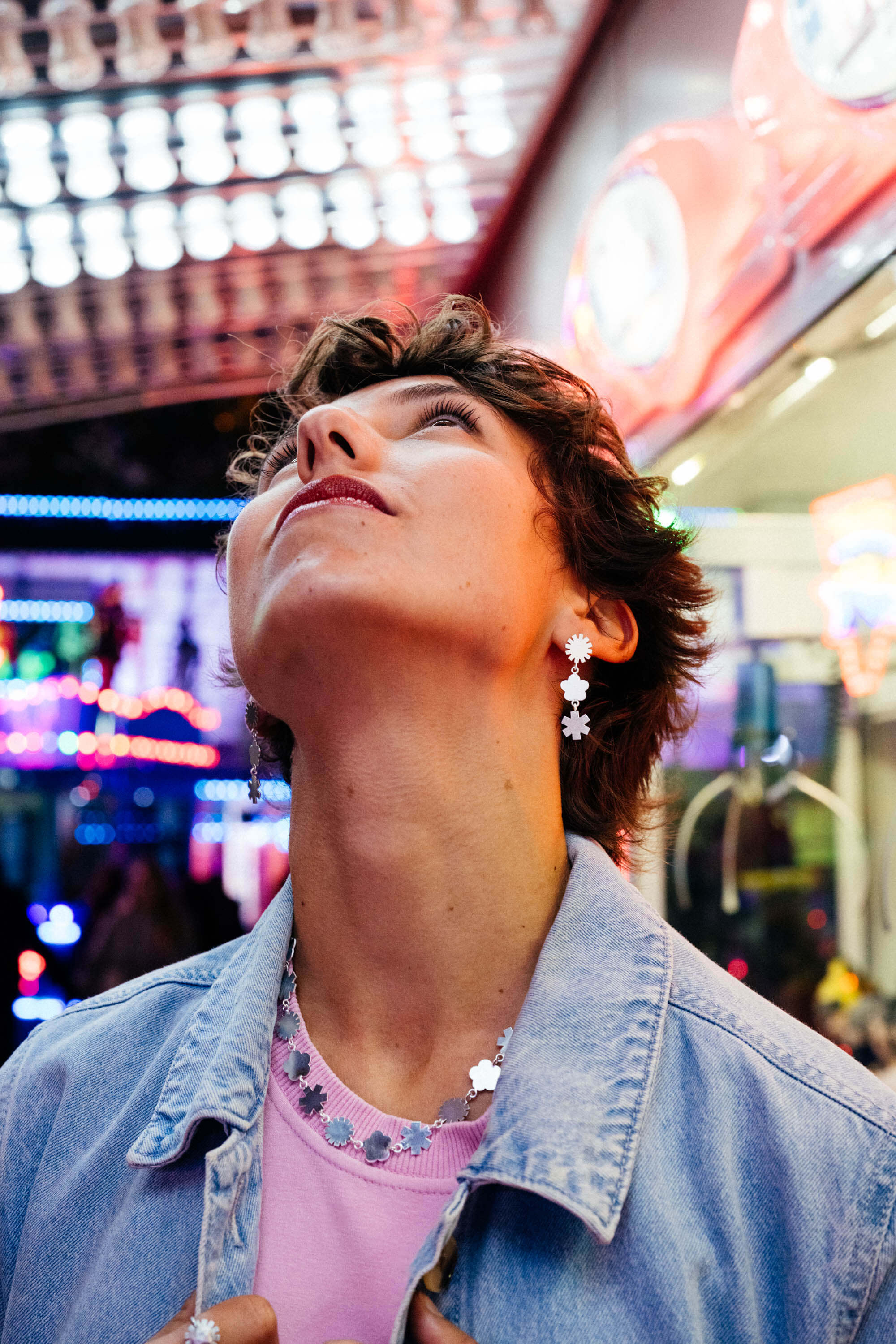 boucles d'oreille Surprise argentées