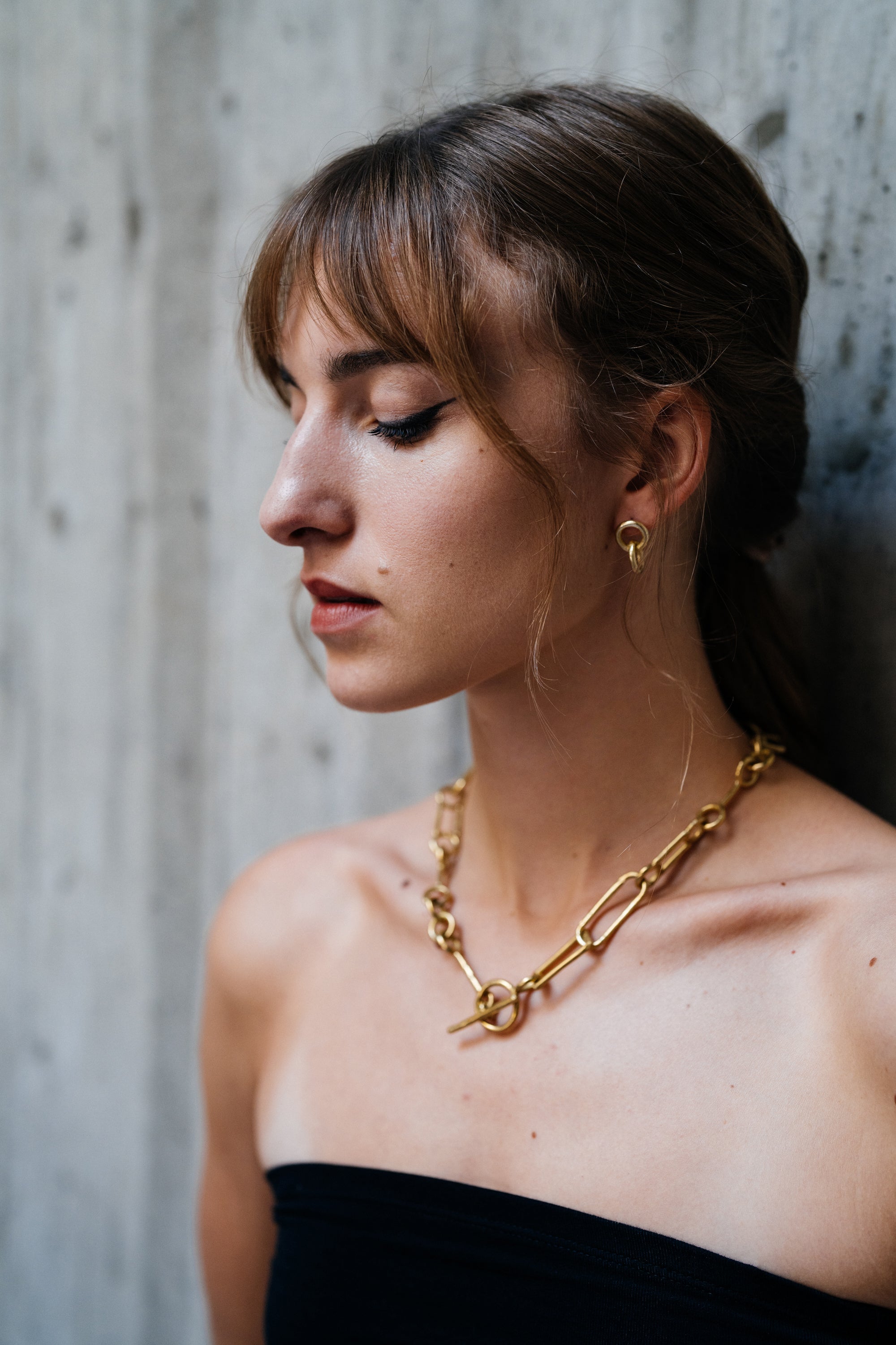 boucles d'oreilles Symboles Anneaux laiton