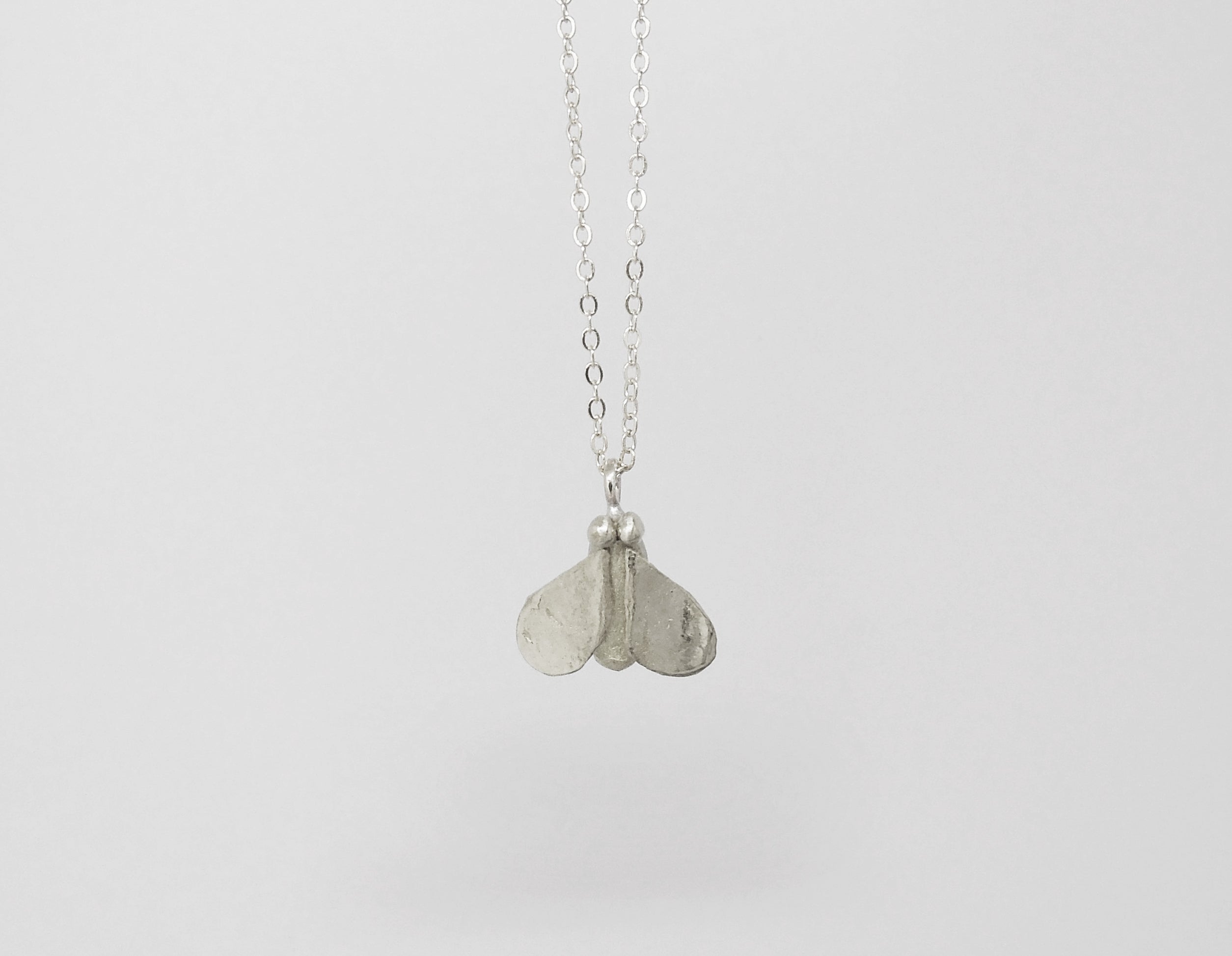 collier Mouche argent