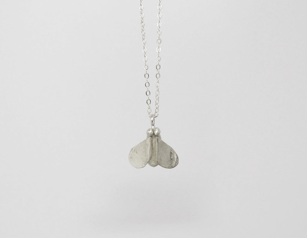 collier Mouche argent