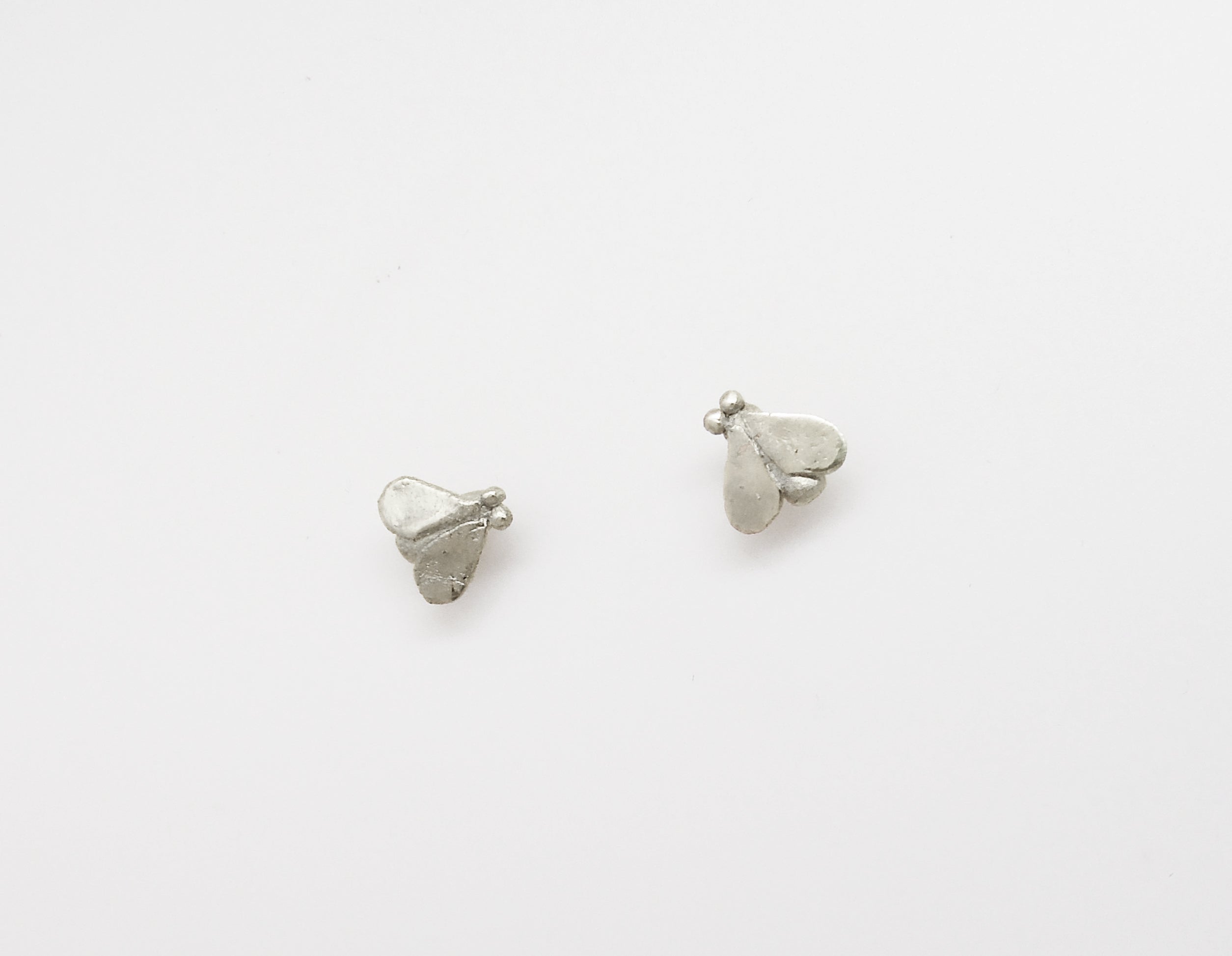 boucles d'oreille Mouches argent