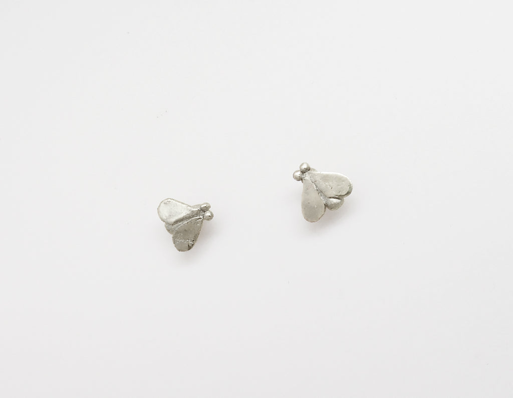 boucles d'oreille Mouches argent
