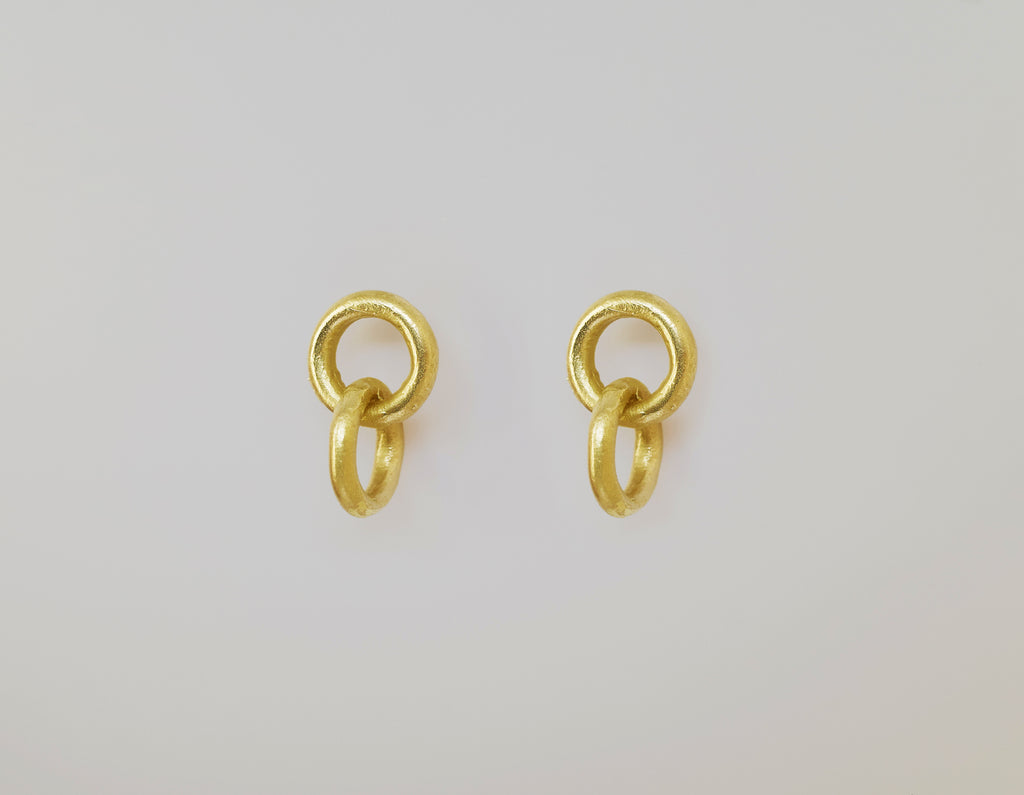 boucles d'oreilles Symboles Anneaux laiton