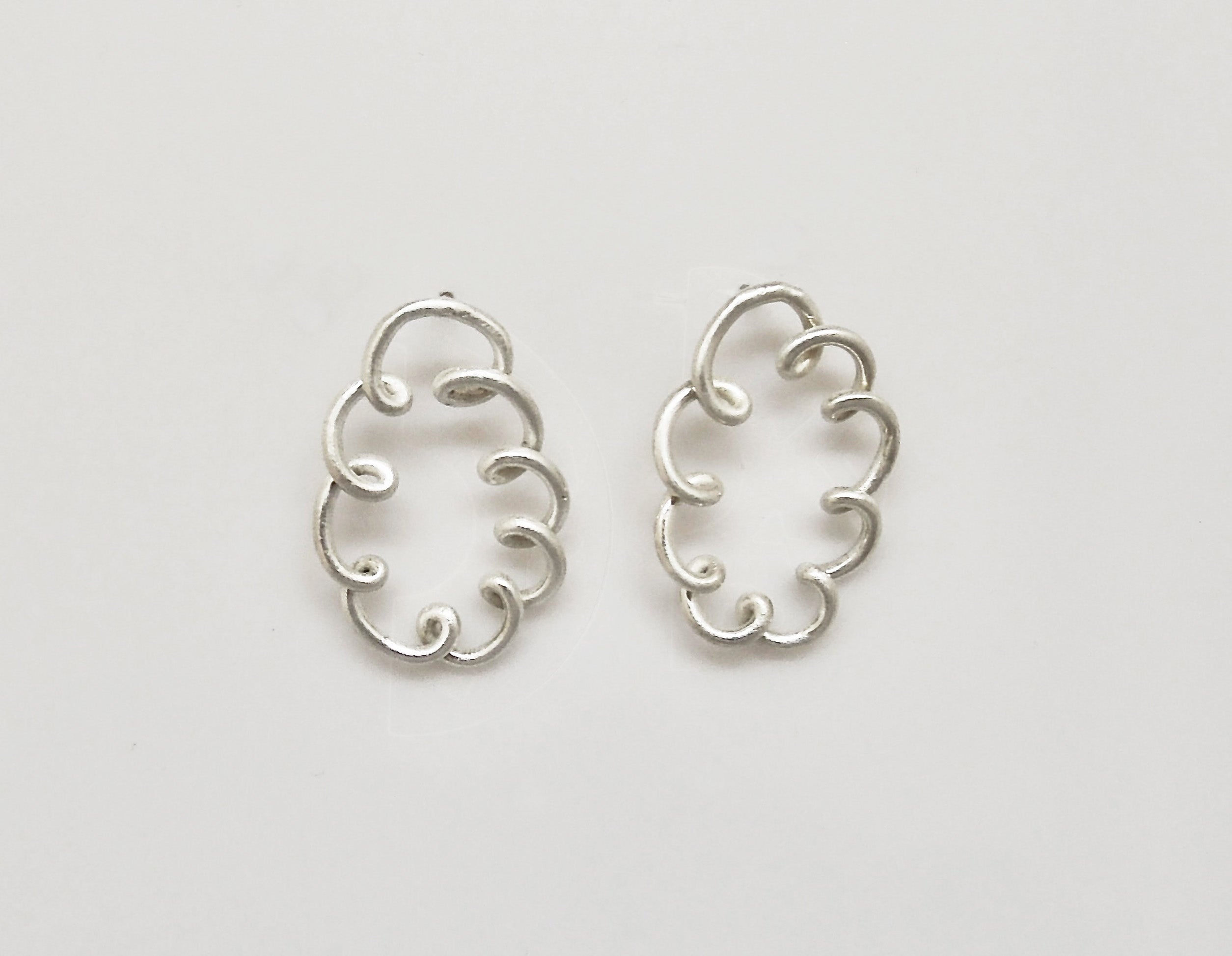 boucles d'oreilles Nuages