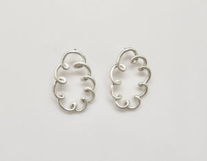 boucles d'oreilles Nuages